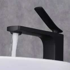 Robinet de lavabo surélevé pour Vasque Noir