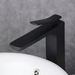 Robinet de lavabo surélevé pour Vasque Noir