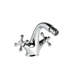 Robinet De Salle De Bain Pour Bidet Avec Deux Poignées En Croix - Narciso