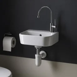 Robinet lave-mains chrome eau froide Essebagno Diwo