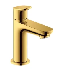 Robinet lave-mains eau froide DURAVIT Wave doré poli