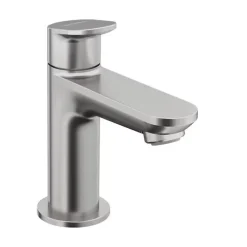 Robinet lave-mains eau froide DURAVIT Wave inox brossé