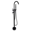 Robinet mitigeur baindouche sur pied CALGARY noir mat