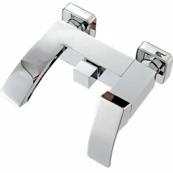 Robinet mitigeur de bain mural chromé - Deneb
