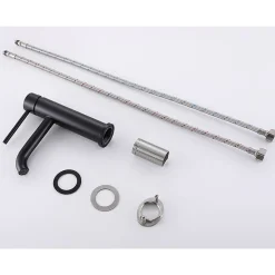 Robinet mitigeur de lavabo thermostatique PICCOLA noir mat