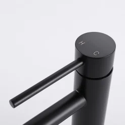 Robinet mitigeur de lavabo thermostatique PICCOLA noir mat