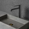 Robinet mitigeur de lavabo thermostatique GRAZIOSA noir mat