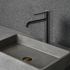Robinet mitigeur de lavabo thermostatique GRAZIOSA noir mat