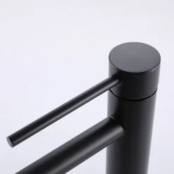Robinet mitigeur de lavabo thermostatique GRAZIOSA noir mat