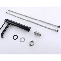 Robinet mitigeur de lavabo thermostatique GRAZIOSA noir mat