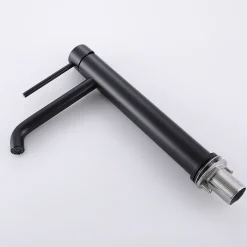 Robinet mitigeur de lavabo thermostatique GRAZIOSA noir mat