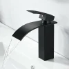 Robinet mitigeur de lavabo - Robinet de salle de bain Robinet cascade monotrou Robinet mitigeur de lavabo
