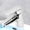 Robinet mitigeur lavabo vasque design laiton chrome