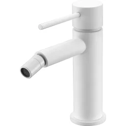 Robinet mitigeur monocommande STICK à poser pour bidet (1 trou) Blanc (mat) Robinet à poser (sur vasque ou plan)