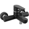 Robinet mitigeur mural de baignoire ALGEO BLACK noir - SANIVERRE