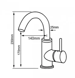 Robinet mitigeur pour lavabo BERNSTEIN 1434C-23