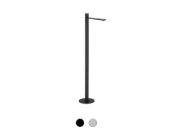 Robinet mitigeur sur pied pour lavabo totem 8046 - chrome ou noir mat Noir mat