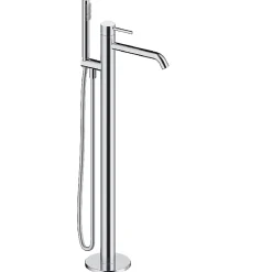 Robinet mitigeur sur pied LOOP pour baignoire Chrome