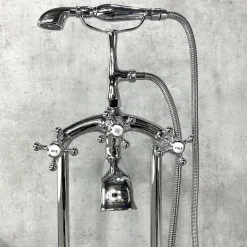 Robinet mélangeur de bain sur pied Chromé - Maddalena