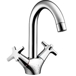Robinet mélangeur de lavabo chromé, Hansgrohe MySport