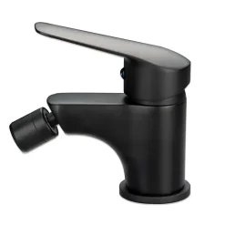 Robinet Monotrou Bidet Noir Mat - Bormio
