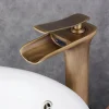 Robinet pour vasque antique laiton finition bronze