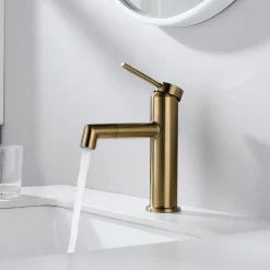 Robinet Salle de Bain Bec Rotation à 360, Mitigeur lavabo Lonheo Max Robinet lavabo, Froide/Chaude