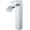 Robinet Salle de Bain Cascade Moderne, Auralum MaxMitigeur de Lavabo - Sortie Douce Sans Éclaboussures