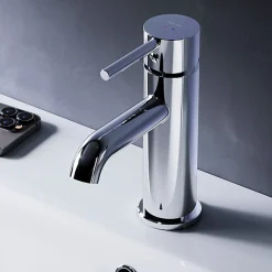 Robinet Salle de Bain Mitigeur de lavabo, Chromé, taille M, FPA02100 AM.PM