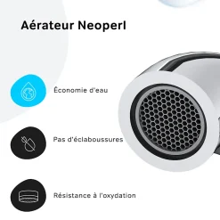 Robinet Salle de Bain Mitigeur de lavabo, Chromé, taille M, FPA02100 AM.PM