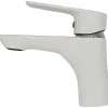 Robinet Salle De Bain Mitigeur Lavabo Blanc Monocommande Dokos