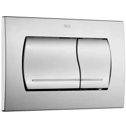 Roca Plaque de commande ROCA ACTIVE 52-B double touche Chromé mat (A8901150B2)