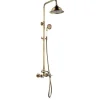ROUSSEAU Colonne de douche avec robinet mélangeur Retro - Vieux-bronze