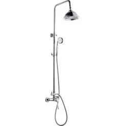 ROUSSEAU Colonne de douche avec robinet mitigeur mécanique Retro - Chromé