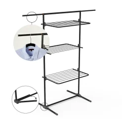 Rörets Séchoir à linge Triple+ - 137x70x58 cm - Surface de séchage de 16 m