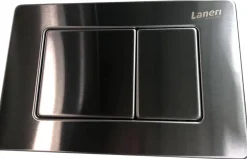 Réservoir caché compléte pour cuvette au sol avec plaque de commande en acier inoxydable double bouton