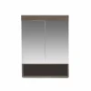 RUNNER MOON - Meuble de salle de bain - Armoire de toilette en mélaminé. L-H-P: 58x75x18 cm