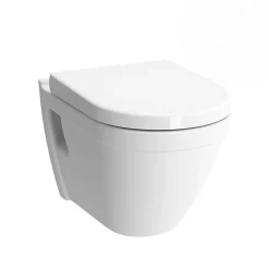 S50 Cuvette avec bride + Abattant avec frein de chute Duroplast