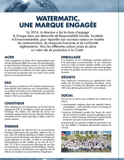 Sanibroyeur pour WC à relevage intégrée 3 entrées WATERMATIC W16P pour évacuation de 1 WC suspendu+1 bidet+1 douche+1 lavabo