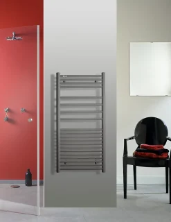 Sèche serviette eau chaude Acova Angora gris 460W