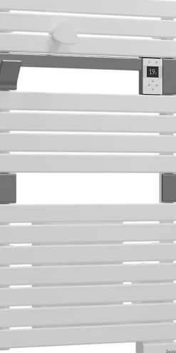 Sèche serviette électrique Sauter Asama II blanc + soufflerie 1500W