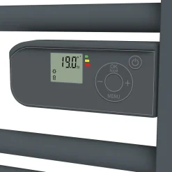 Sèche serviette électrique Carrera Alani gris + soufflerie 1500W