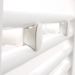 Sèche serviette salle de bain eau chaude FINIMETAL Tahiti 257 W blanc 55 x 50 Cm