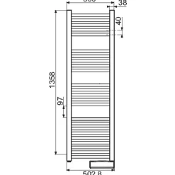 Sèche-serviette Atoll Spa -750 W - Acova