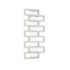 Sèche-serviette eau chaude blanc de 655mm de haut et 400mm de large - 316 Watt - BOO655/400ZXB