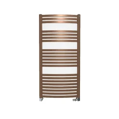 Sèche-serviette eau chaude cuivre lumineux de 860mm de haut et 500mm de large - 422 Watt - DEX860/500SXBCO