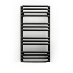 Sèche-serviette eau chaude noir de 540mm de haut et 500mm de large - 299 Watt - ALE540/500ZXN