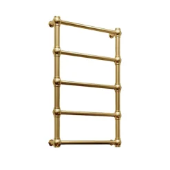 Sèche-serviette eau chaude doré de 800mm de haut et 504mm de large - 210 Watt - RET800/504SXBRA
