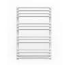 Sèche-serviette eau chaude blanc de 760mm de haut et 500mm de large - 412 Watt - ALE760/500SXB