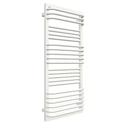 Sèche-serviette eau chaude blanc de 800mm de haut et 450mm de large - 443 Watt - POC840/450ZXB